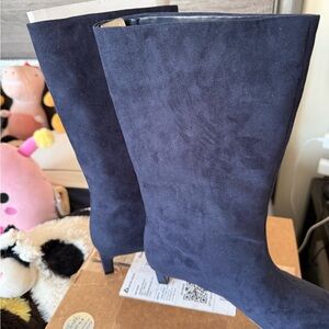 Target Women's Heeled Boots - Navy